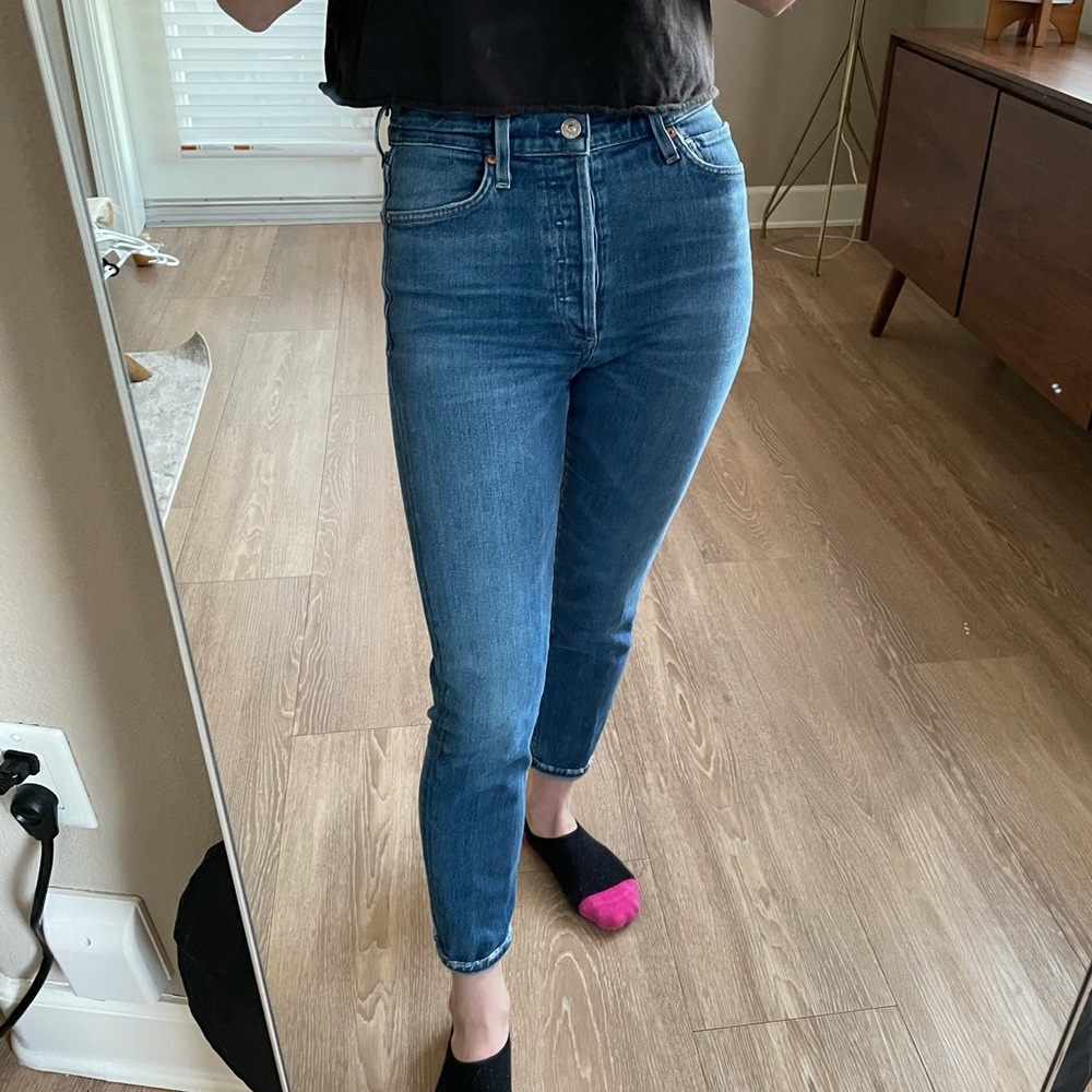 Citizen of Humanity -Crop High Rise Slim size 26